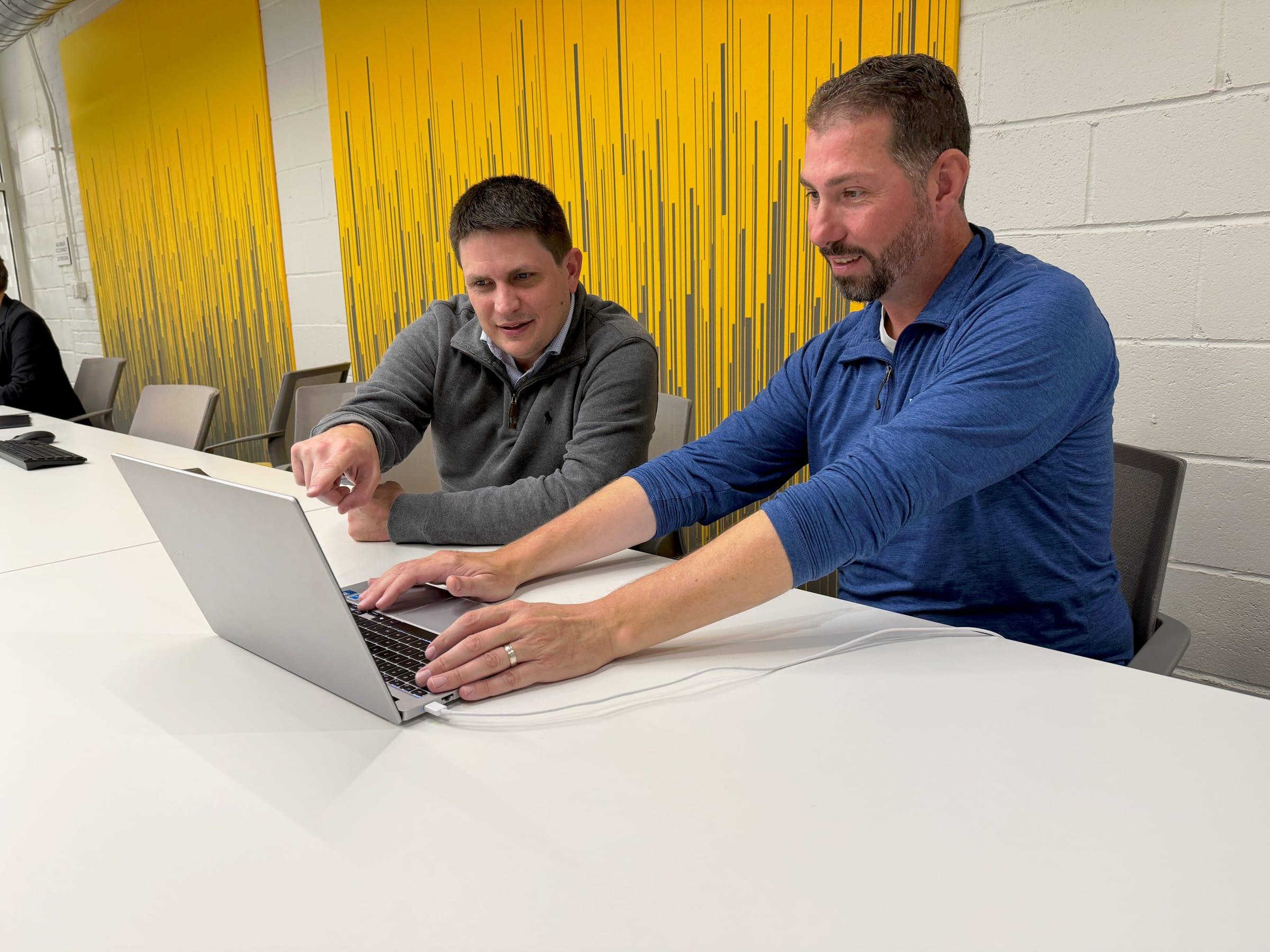 Harbor View consultants working alongside a client's accounting team